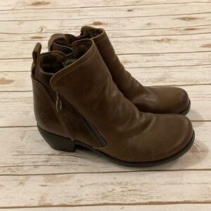 FLY LONDON Ankle Boots Myla Meli Brown Size 37/7